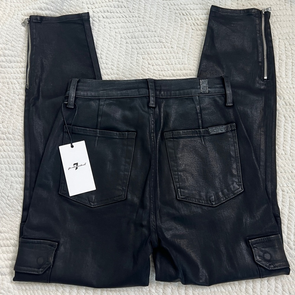 7 For All Mankind Black Women's Jeans - Picture 3 of 8